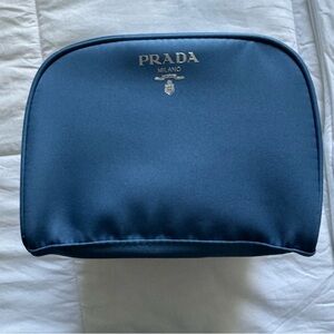 New Prada Men's Blue Toiletry Bag